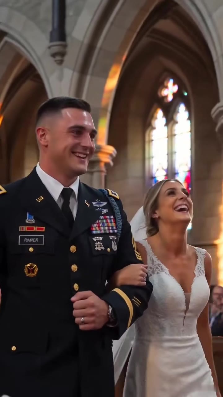 My Military Wedding Was Perfect Until My Deceased Father Walked Down The Aisle