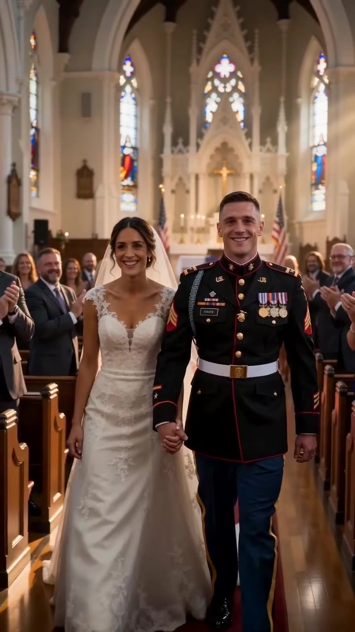 A Military Wedding Shattered When the Groom’s Father Reveals a Devastating Secret