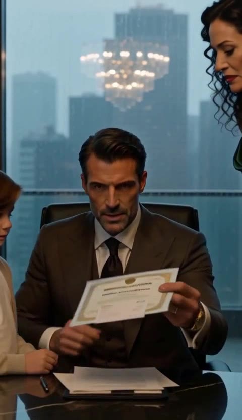 The Mistress Slammed a Fake Will — My Son's Blue Envelope Destroyed Her in Seconds