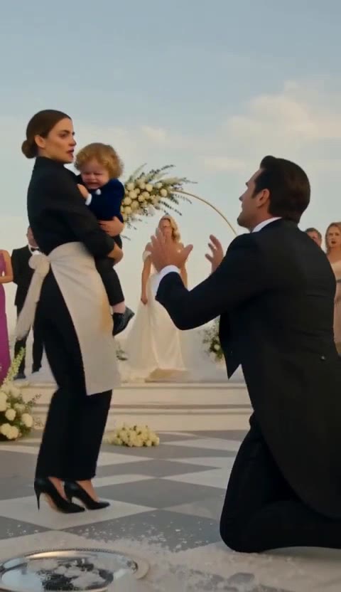 Mommy, Don't Let the Bad Man Hide You Again! Billionaire's Secret Revealed at Wedding