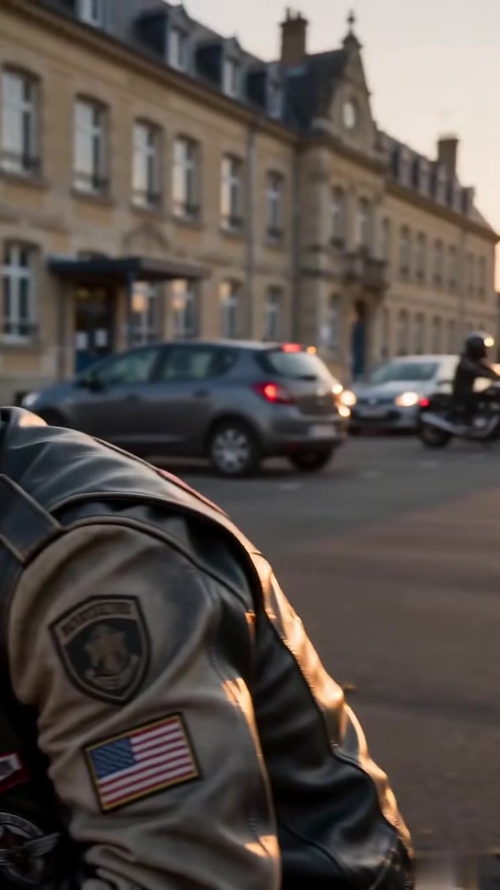 Après le drame, des motards en cuir surgissent devant l'école pour sauver cette fillette