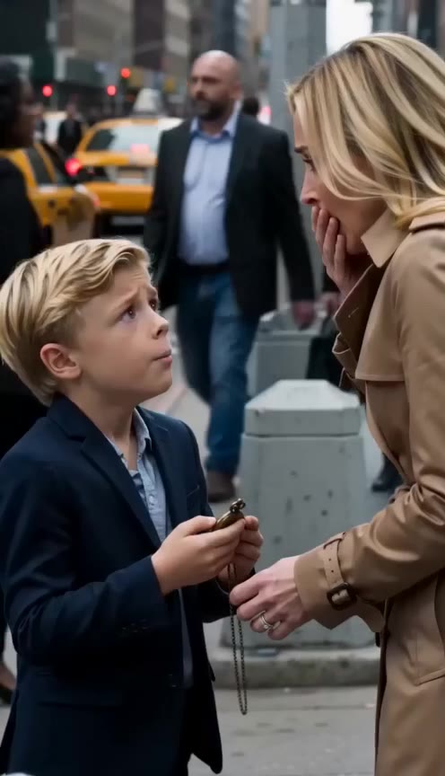 A Mother Stares in Shock After Her Son Finds His Homeless Twin in Manhattan