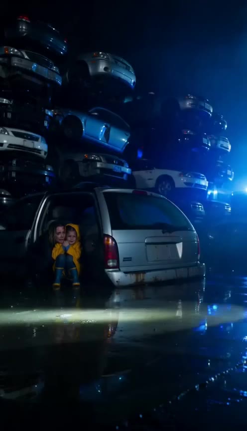 A Mother's Midnight Escape: The Dark Secret Hidden in a Wet Scrapyard