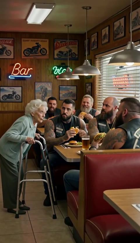 Moteros conocen a abuela y le hacen el favor más increíble de su vida
