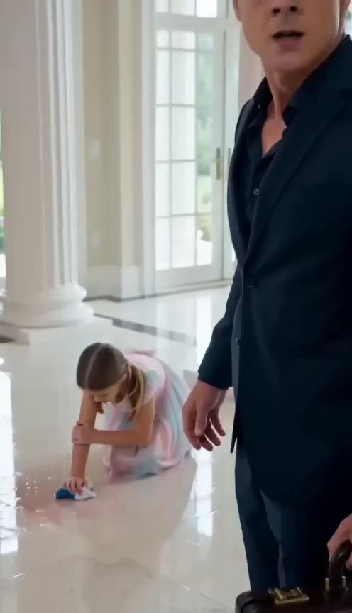My Smug Fiancée Made My Daughter Scrub Floors, So I Ruined Her Life