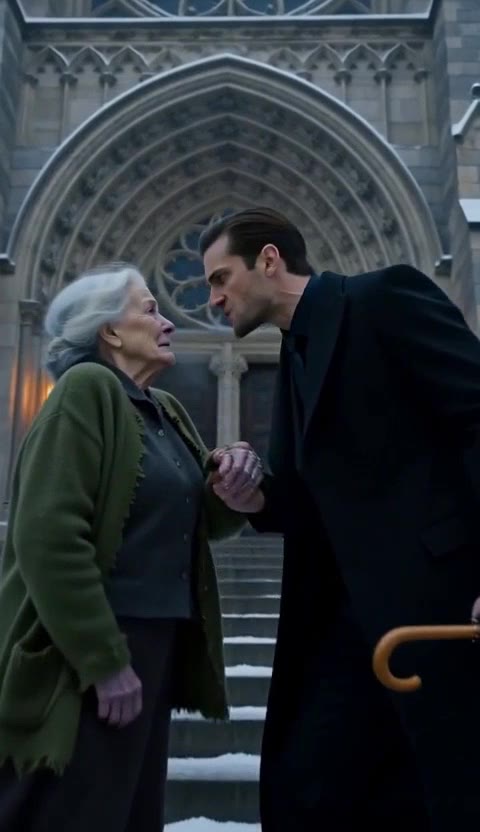 My Son Disowned Me, Then I Saw Him Humiliate A Woman On Cathedral Steps… What Happened Next Broke My Heart.