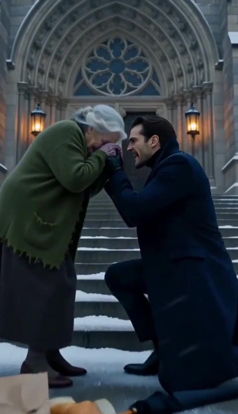 My Son Disowned Me, Then I Saw Him Humiliate A Woman On Cathedral Steps… What Happened Next Broke My Heart.