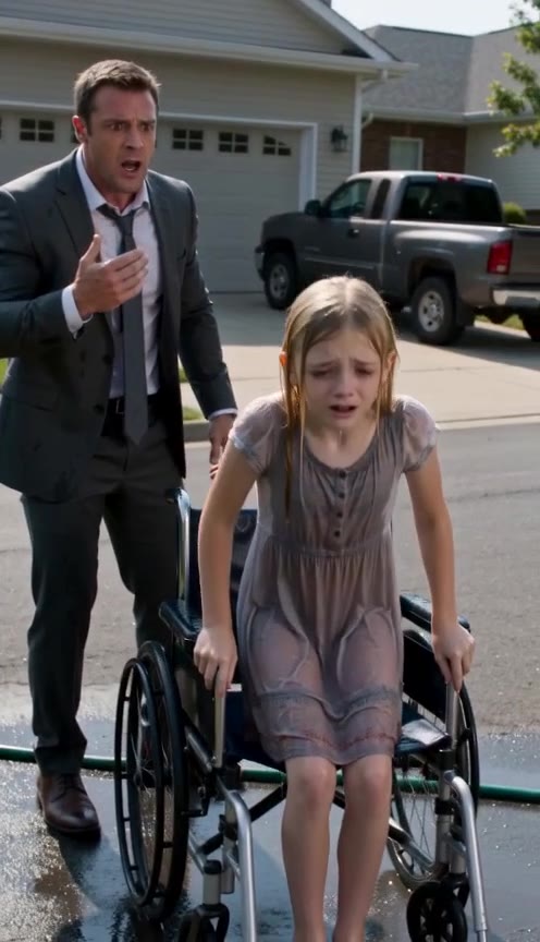 My Wife Sprayed My Paralyzed Daughter with a Hose, Revealing a Shocking Truth
