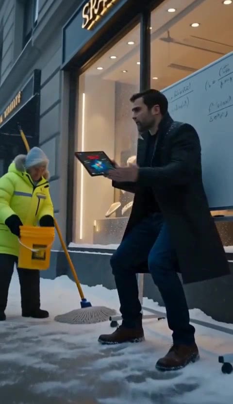 NASA Genius Humiliated by Cleaner's Genius Solution on Christmas Eve Blizzard