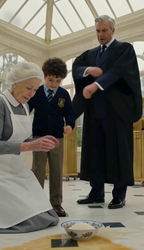 The Night Cleaner's Grandson Begged for Mercy—Until the Admiral Walked In