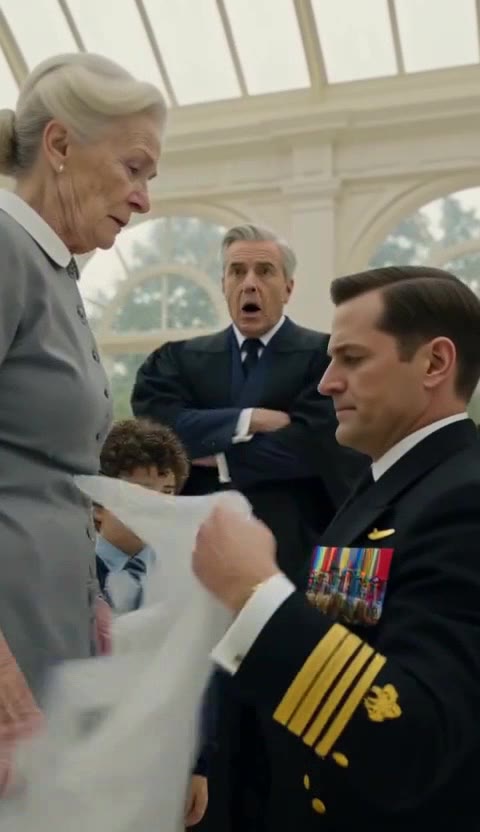 The Night Cleaner's Grandson Begged for Mercy—Until the Admiral Walked In