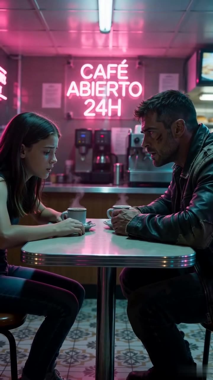 Una niña indefensa me suplicó ayuda en una cafetería y mencionó un nombre del pasado
