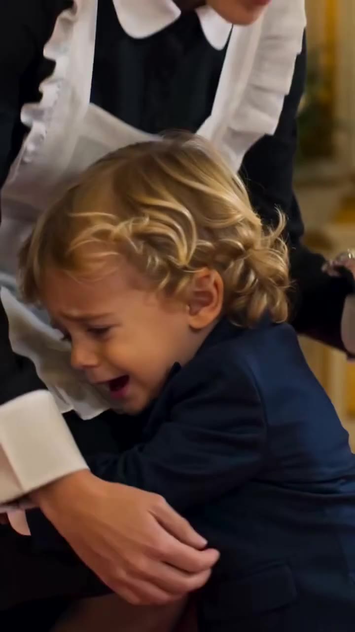 Un niño abraza a la sirvienta en una boda y revela un secreto devastador