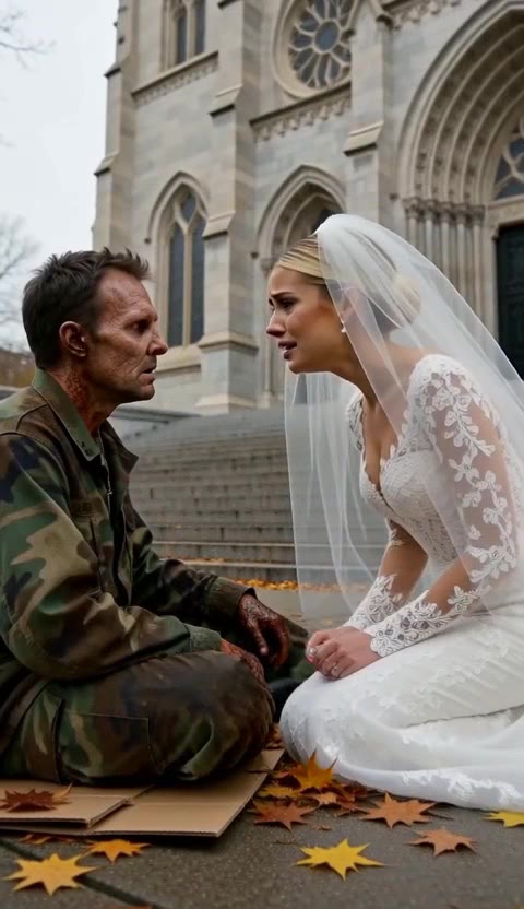 Novia huye de su boda y pide matrimonio a un vagabundo: El secreto millonario que lo cambió todo