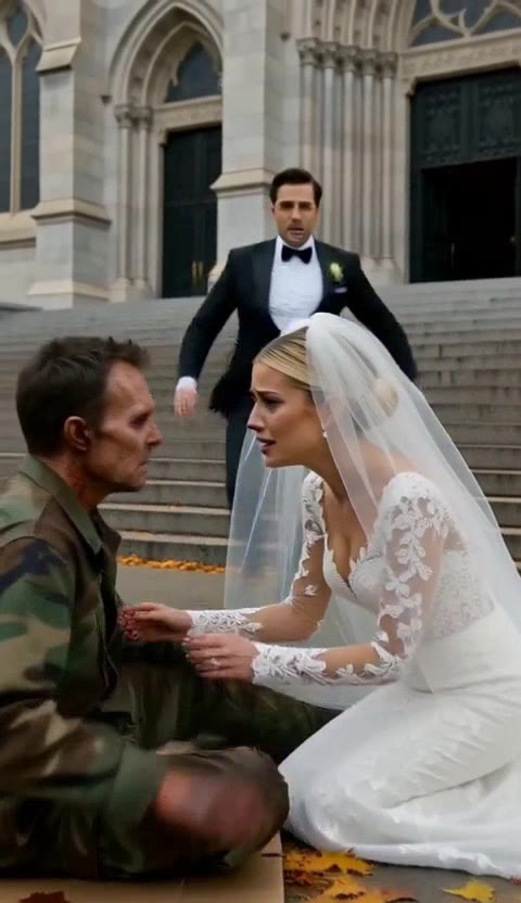 Novia huye de su boda y pide matrimonio a un vagabundo: El secreto millonario que lo cambió todo