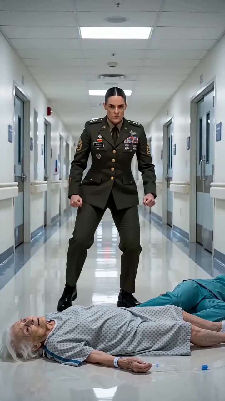 A Cruel Nurse Mistreats a Helpless Grandmother, Unaware Her Soldier Daughter Is Watching