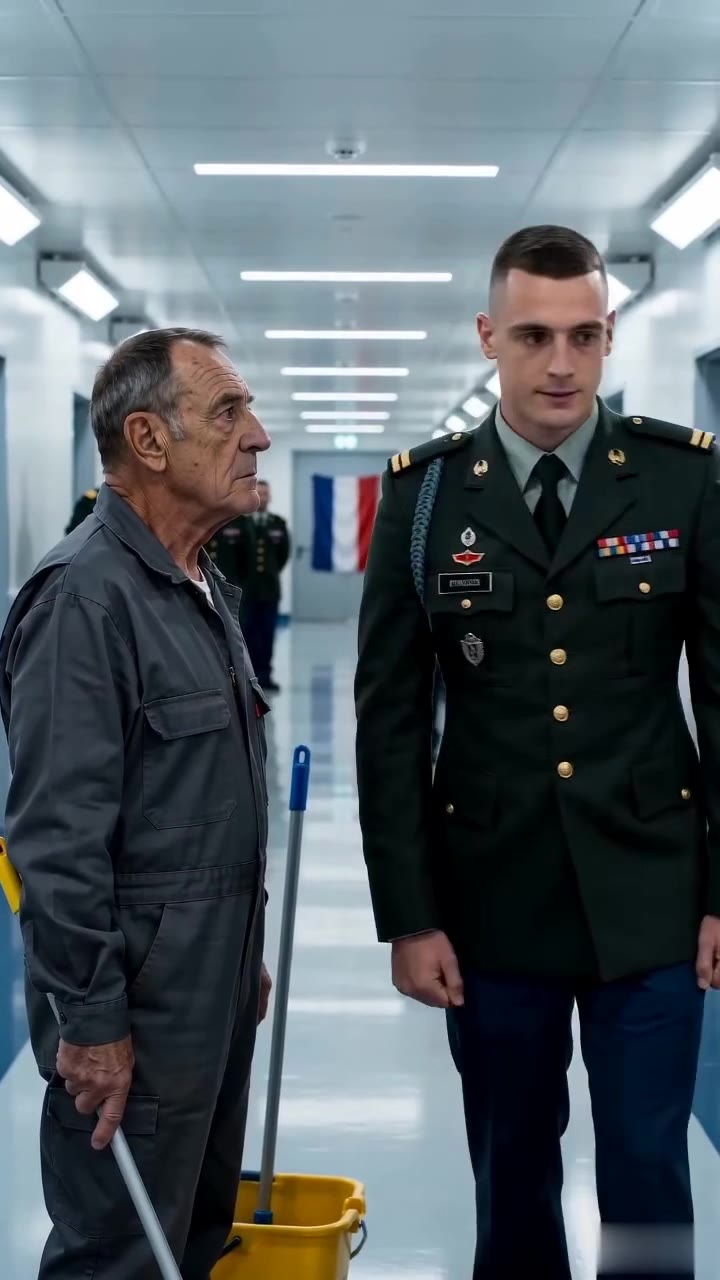 L'officier arrogant humilie un simple agent d'entretien, mais sa réponse va tout changer