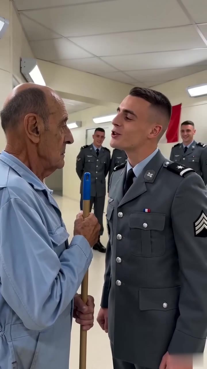 Un officier arrogant humilie un simple concierge, sans se douter de sa véritable identité.