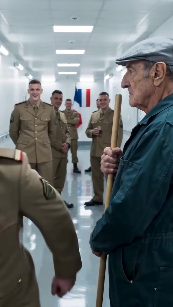Un jeune officier humilie un vieux balayeur avant de découvrir son incroyable secret
