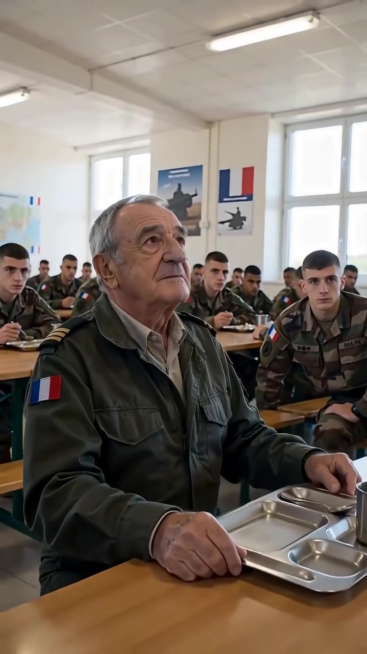 Un officier arrogant humilie un vieil homme, ignorant sa véritable identité