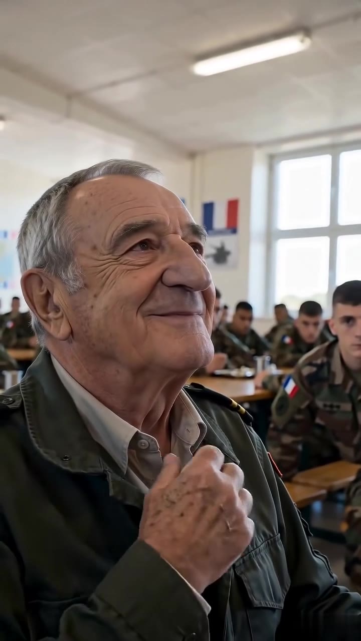 Un officier arrogant humilie un vieil homme, ignorant sa véritable identité