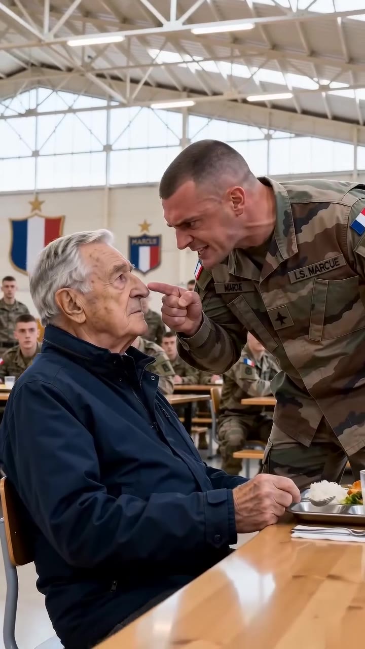 Ce jeune officier a humilié un vieillard sans savoir qui il était vraiment
