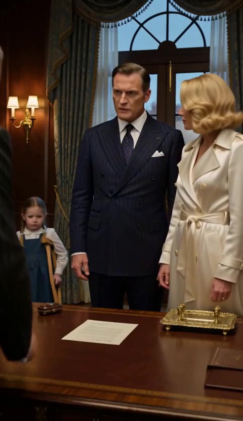 The Orphan’s Tiny Finger Pointed at the Heirloom — Then the Billionaire Dropped His Pen