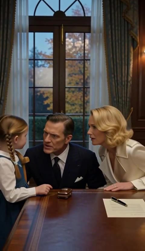 The Orphan’s Tiny Finger Pointed at the Heirloom — Then the Billionaire Dropped His Pen
