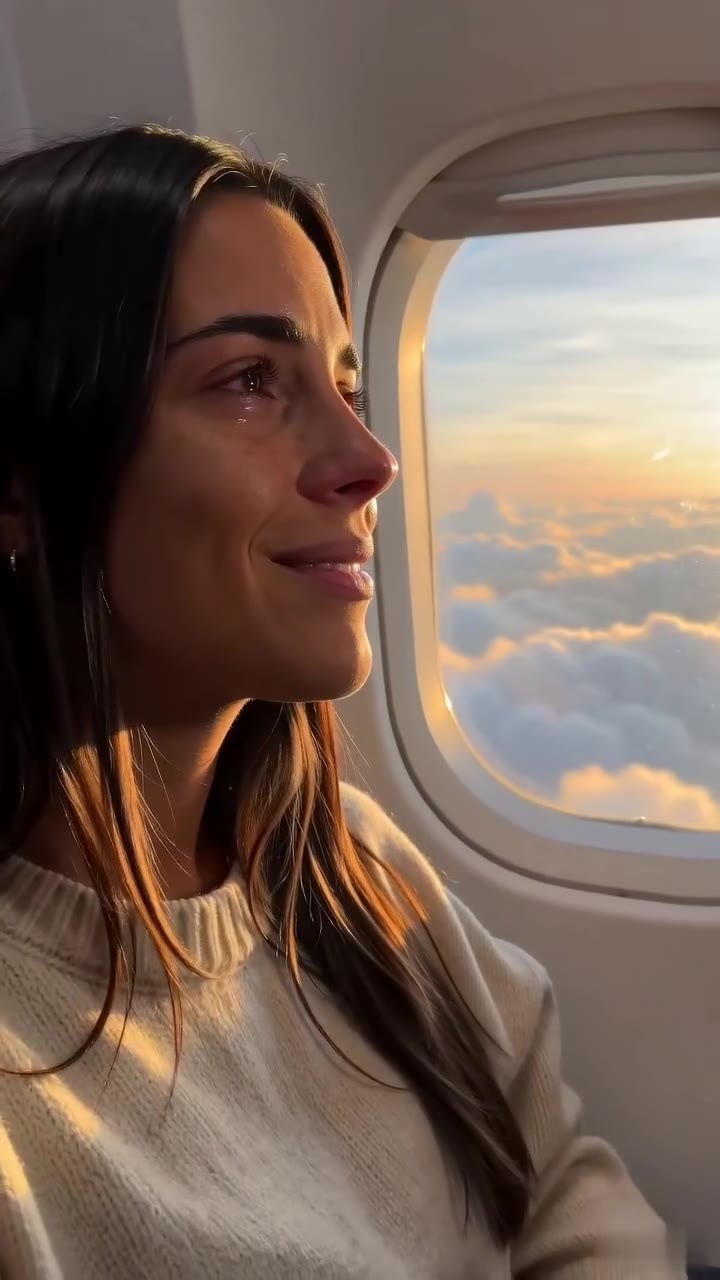 El pasajero que calmó a mi bebé en el avión resultó ser mi salvador