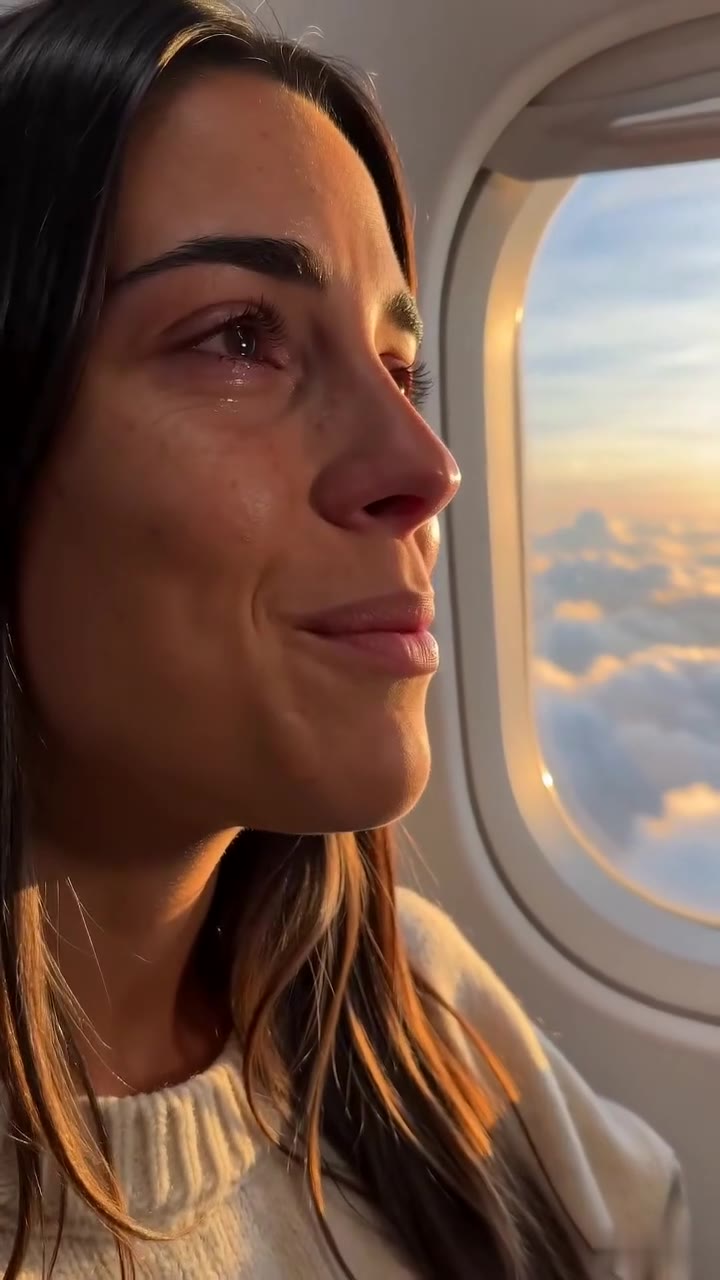 El pasajero que calmó a mi bebé en el avión resultó ser mi salvador