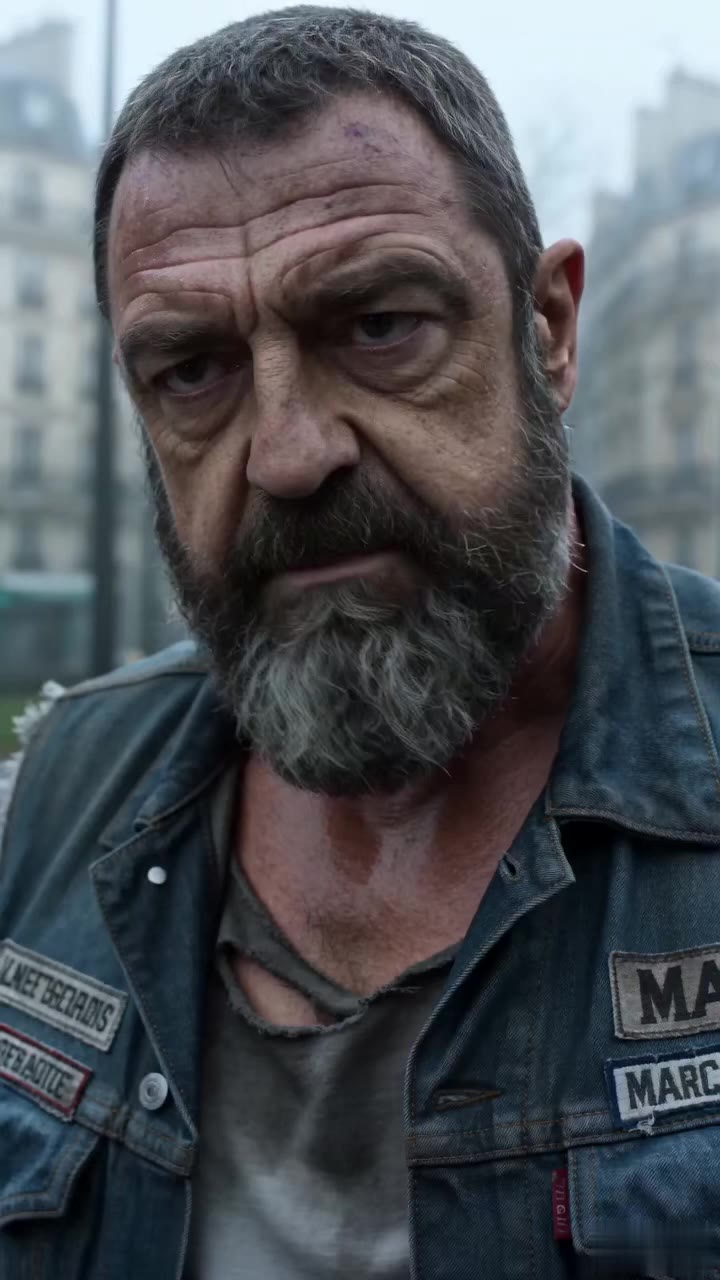 Ce père motard surgit pour sauver sa fille d'un terrible piège