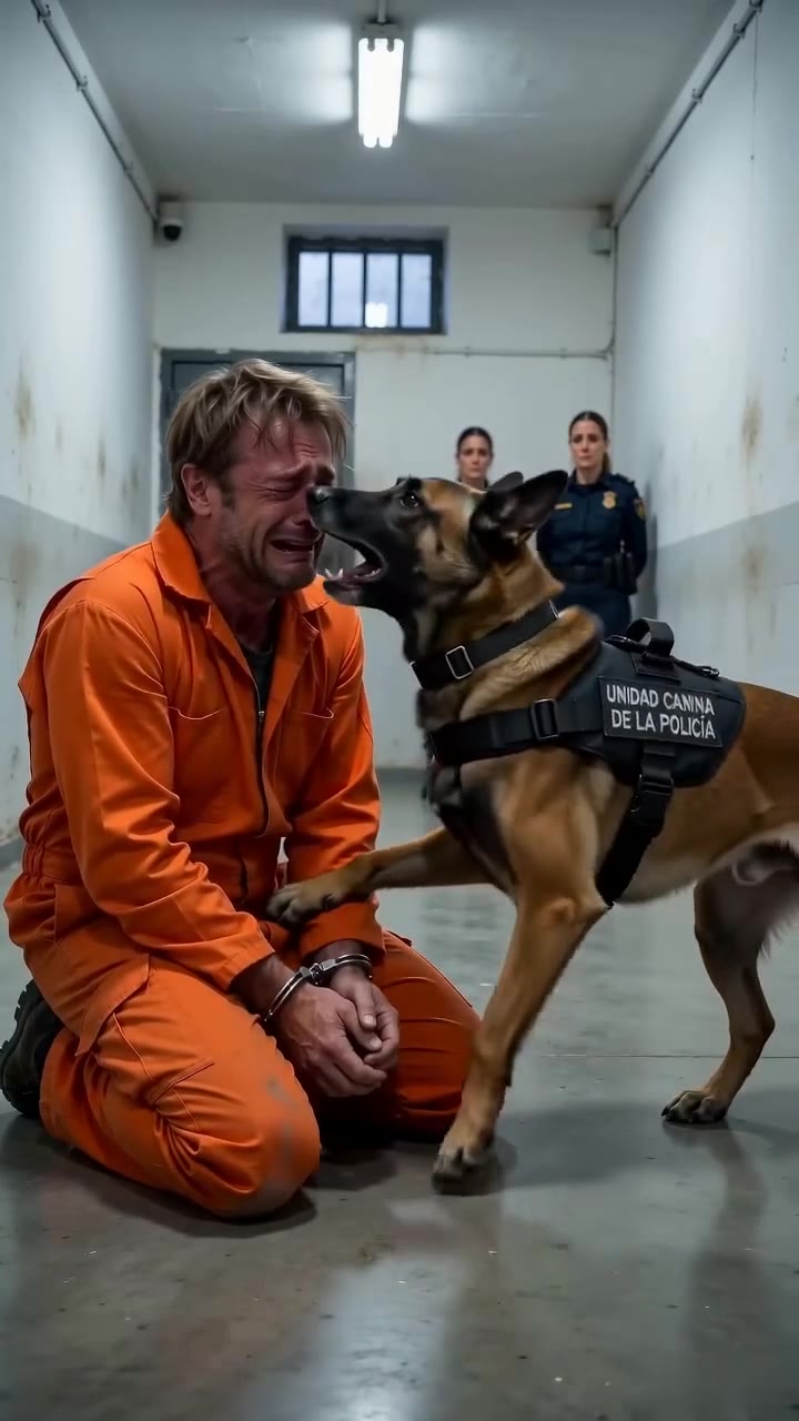 Su propio perro policía lo encontró en la celda y reveló una traición familiar