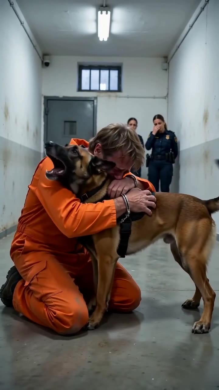 Su propio perro policía lo encontró en la celda y reveló una traición familiar