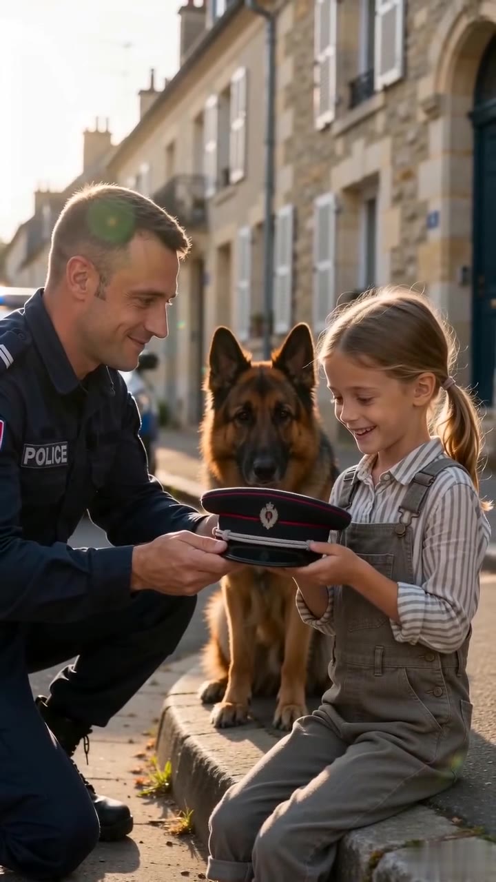 Ce policier a offert sa casquette à ma fille, dévoilant un secret bouleversant