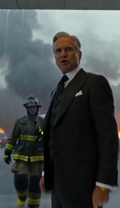 Arrogant Politician Demands Firefighter Move Trucks — Then Sees Who He Saved From His Mansion Fire!