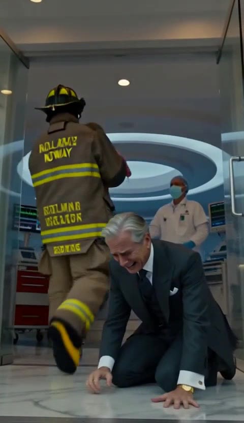 Arrogant Politician Demands Firefighter Move Trucks — Then Sees Who He Saved From His Mansion Fire!