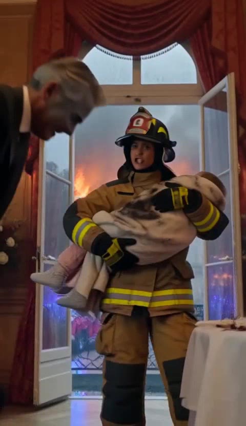 Arrogant Politician Demands Firefighters Clear His Driveway While His Mansion Burns, Then Sees His Daughter