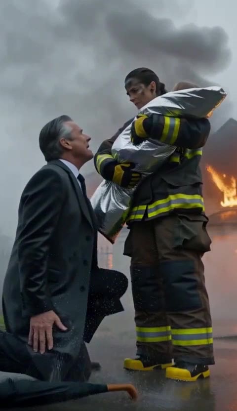 Politician Ignores Burning Home While Daughter Suffers, Firefighter's Rebuke Stuns Him