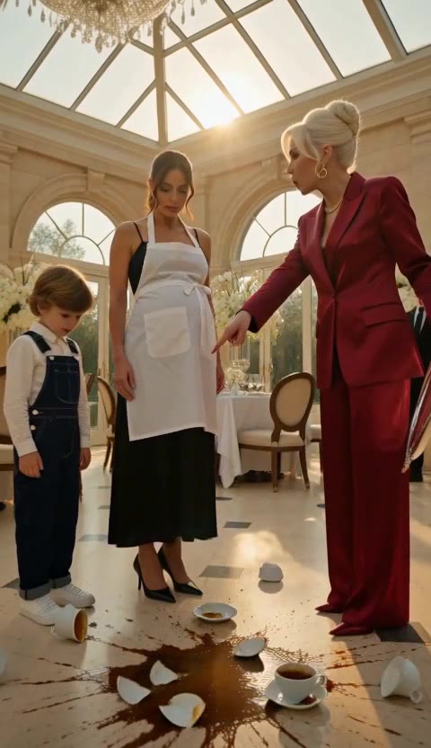 The Pregnant Waitress Was Humiliated — Then Her Billionaire Husband Walked In and the Hotel Deed Changed Everything