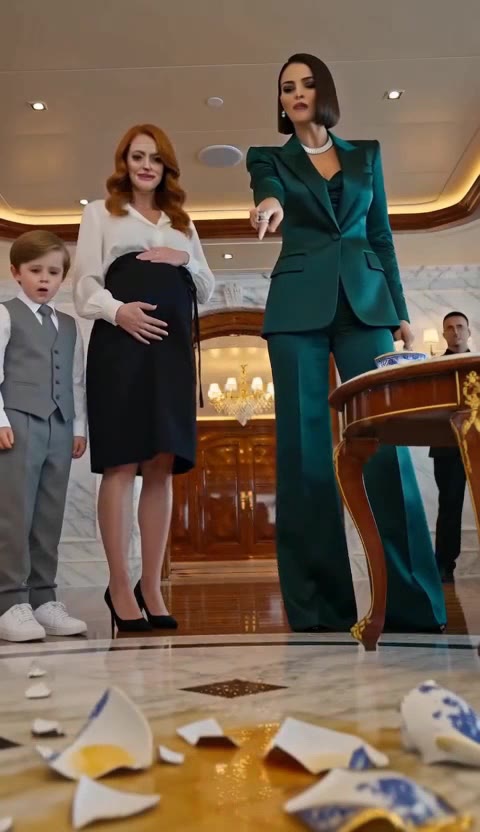 She Made Pregnant Waitress Kneel—Until Her Billionaire Husband Walked In