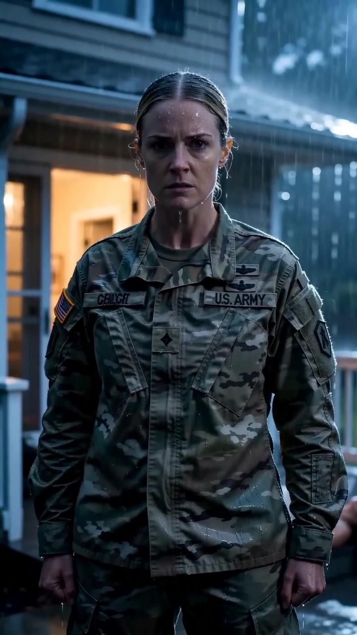 He Threw His Pregnant Wife in the Rain, but Her Soldier Sister Delivered Justice