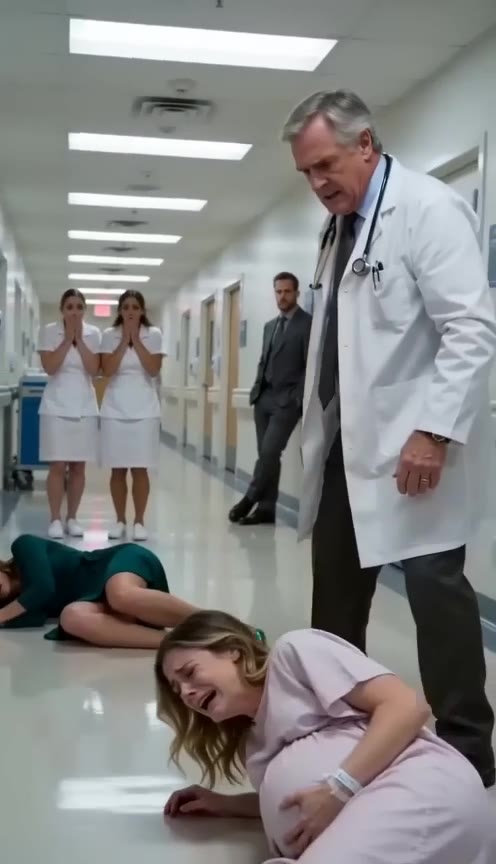 A Pregnant Woman Is Attacked in the Hospital While Her Cold Husband Just Watches