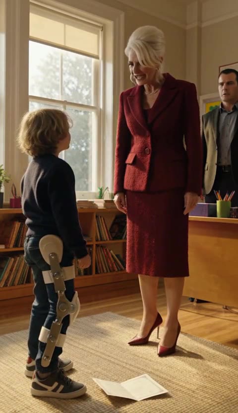 The Principal Humiliated My Son — Then My Father Walked In and Destroyed Her Life