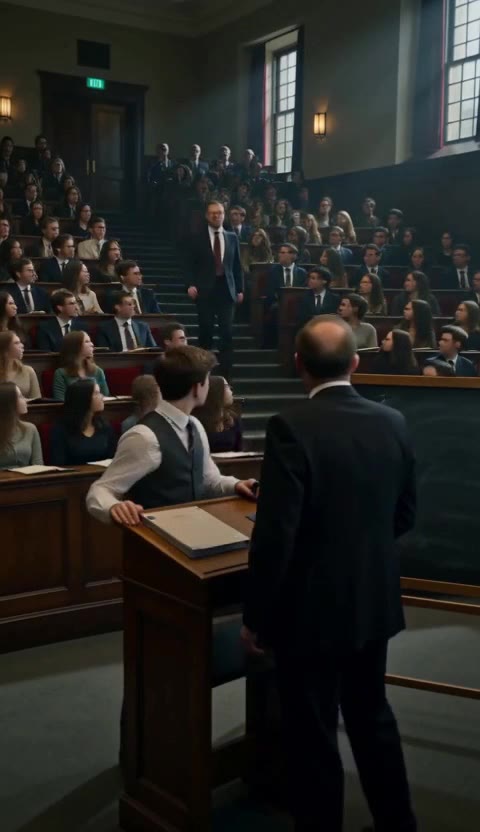Arrogant Professor Tries to Steal Student's Genius Idea, Gets Publicly Humiliated Instead