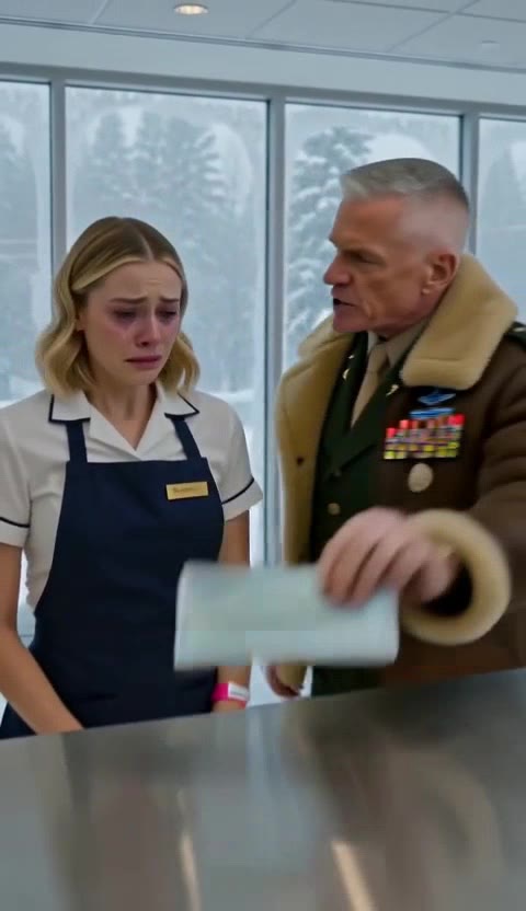 Rich Man Insults Waitress On Christmas Eve, Then A Heroic General Steps In...