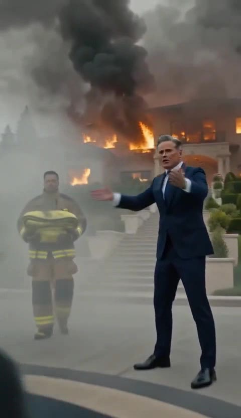 Rich Politician Brutally Shoves Hero Fireman, But What He Found In The Smoke Changed Everything!