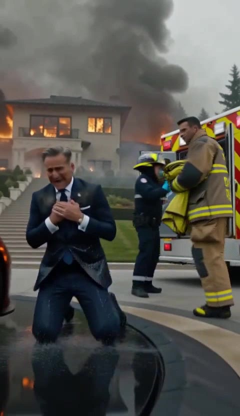 Rich Politician Brutally Shoves Hero Fireman, But What He Found In The Smoke Changed Everything!