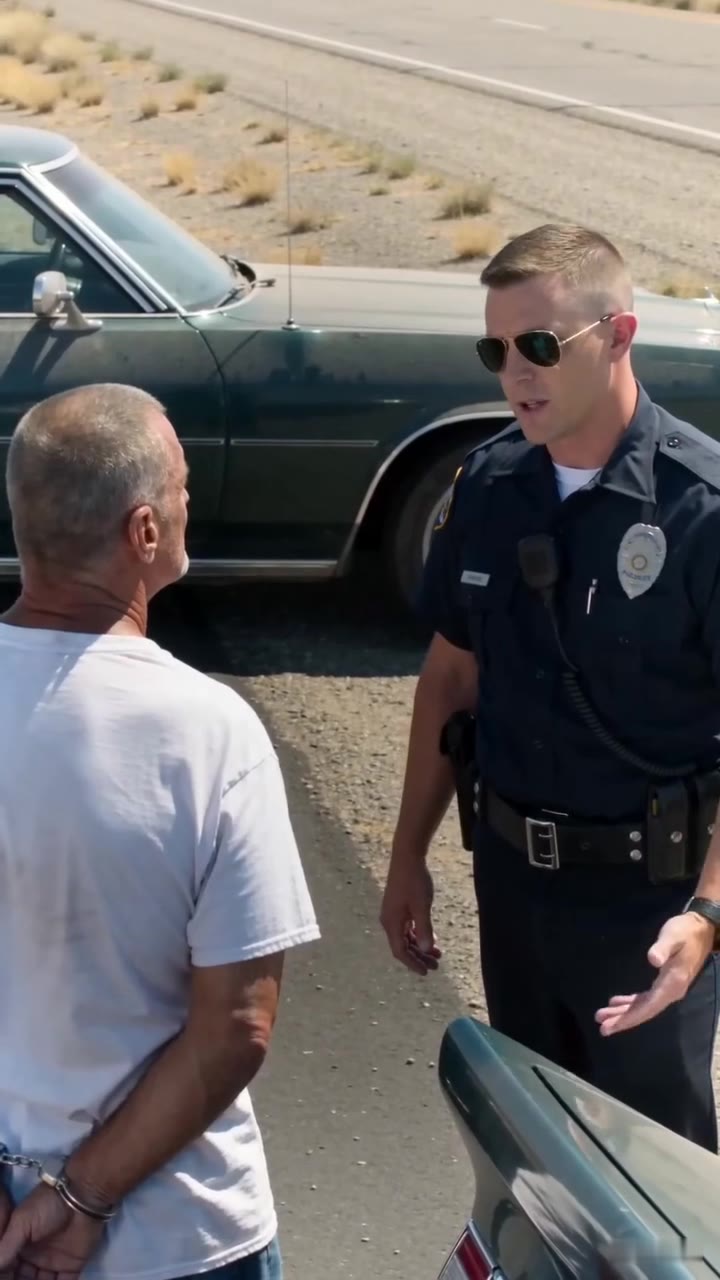 A Rookie Officer Handcuffed an Elderly Driver, Only to Realize His Shocking True Identity