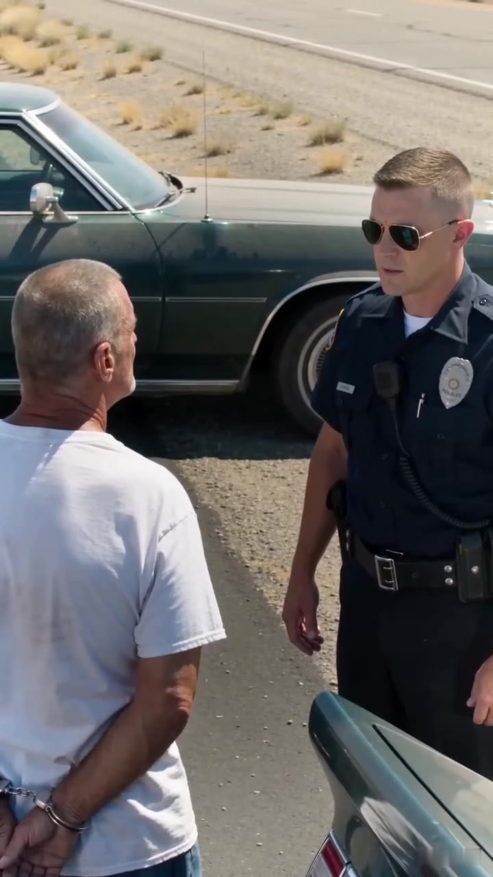 A Rookie Officer Handcuffed an Elderly Driver, Only to Realize His Shocking True Identity