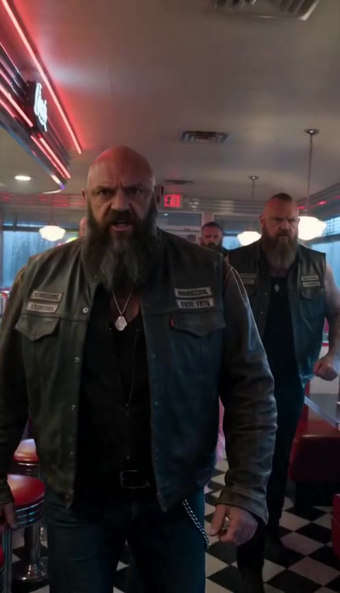 A Rough Biker Steps in When a Terrified Girl Whispers Four Words